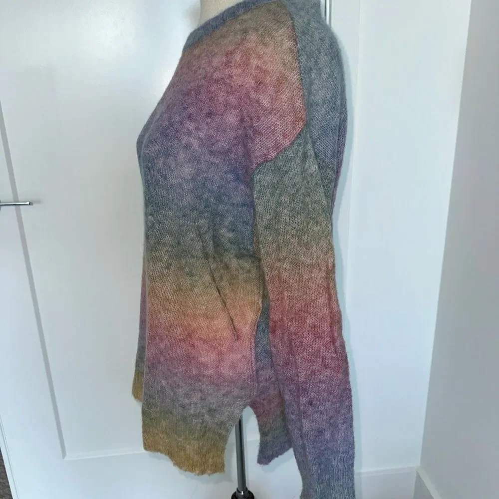 Zadig & Voltaire Multicolored Sunday  Sweater Top  Size XS  $478 NWOT - Picture 4 of 11